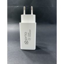 Prio 65W GaN Power Wall Charger с USB-C PD/PPS и USB-A QC3.0