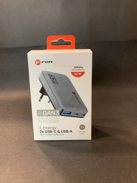 Бързо зарядно Forcell GaN 65W с Power Delivery и Quick Charge