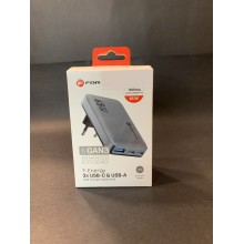 Бързо зарядно Forcell GaN 65W с Power Delivery и Quick Charge